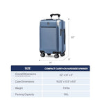 Platinum Elite Hardside Carry (Carry-on 21-Inch / Vintage Grey)