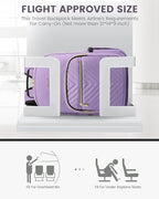 Laptop Backpack for Women (Purple / 17-Inch)