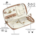 Travel Jewelry Organizer Case (Large Orange)