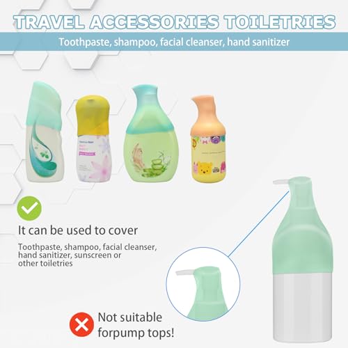 18 Pack Silicone Bottle Covers Travel Essentials for Women Men (18 Pack)