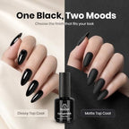 Beetles Black Gel Polish (G - Creme Black | Audrey Black)