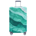 Travelkin Luggage Covers For Suitcase Tsa Approved Suitcase Cover Protector (Emerald Wave / L)