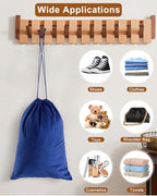 4 Pcs Shoe Bags for Travel (Palace Blue / 17.3"x12.6")