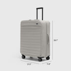 Large Checked Luggage (Cloud Gray)