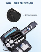 Travel Toiletry Bag for Men (L, Black / Large)