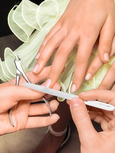 5pc Nipper & Cuticle Care Grooming Set (5-Pc: Nail Nipper, Tweezer, Cuticle Pusher / Black Leather Roll)