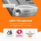 Luggage Locks TSA Approved (1 Pack / Silver)
