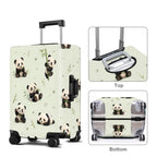 Panda Luggage Cover Washable Suitcase Protector Anti (Panda / M(24-26inch suitcase))