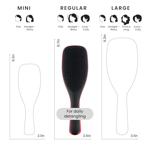 x Devil Wears Prada Ultimate Detangler Brush (Red Metallic / Full Size)
