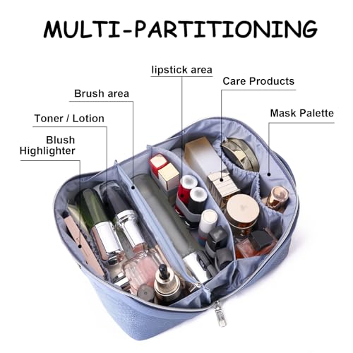 Travel Makeup Bags for Women (05-A-Blue)