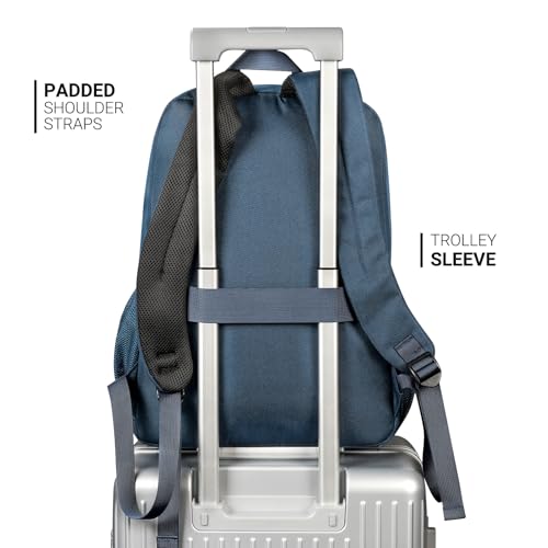 26L Backpack for College (Navy Blue / 16.5 Inch)