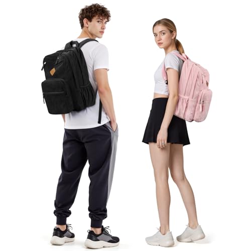 26L Backpack for College (Sky Blue Corduroy / 16.5 Inch)