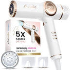 Ionic Hair Dryer with Diffuser (White)