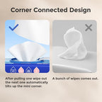 Butt Wipes Corner (48 Count (Pack of 6) + 10 Travel Pack)