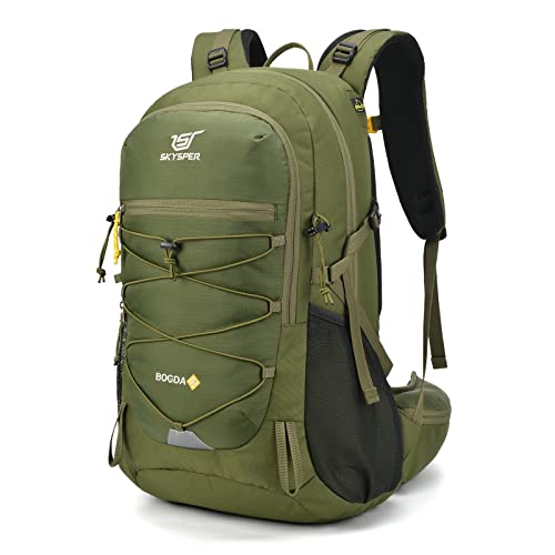 Hiking Backpack for Men Women (Large / Army-green)