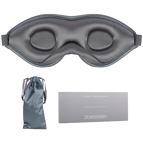 22mm Mulberry Silk Sleep Mask (Night Gray)