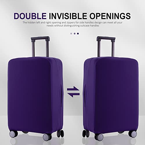 Travel Luggage Cover (Purple / 30-31 inch)
