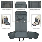 Garment Bag for Travel Convertible Duffle Bag Suit Bag for Men Women (50l / Beige)