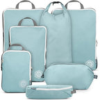Large Compression Packing Cubes 7 (DustyTeal/White)
