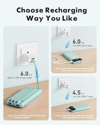 Portable Charger with Built in Cables (Qing)