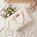 White Tote Bag Reusable Gift Bag Mrs Bag Wifey Tote Shower Bag Beach Bags Waterproof Sandproof ((#3) Wifey)