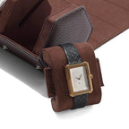 2 Slot Watch Box Brown Hexagonal (Brown / 2-Slot)