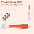 Thermal Brush 0.5 Inch Curling Iron Volumizing Heated Round Brush (White / 0.5 Inch)