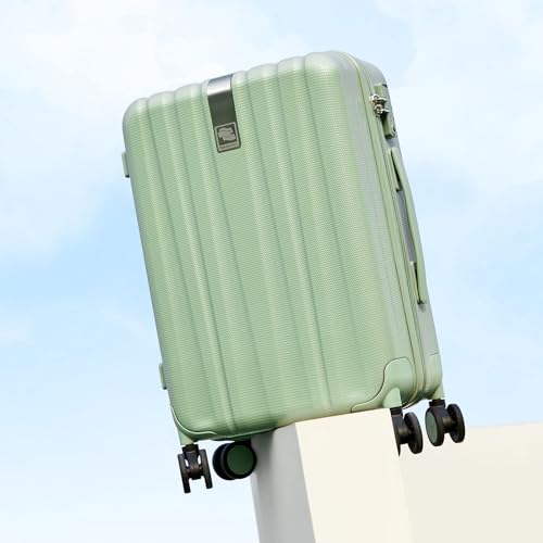 Luggage Sets 2 piece Carry On Luggage with Wheels PC Hard Shell Suitcases Lightweight Checked Travel Luggage Large Travel Suitcase Woman Men 20 (2 Pc Set (20/29) / Bamboo Green)