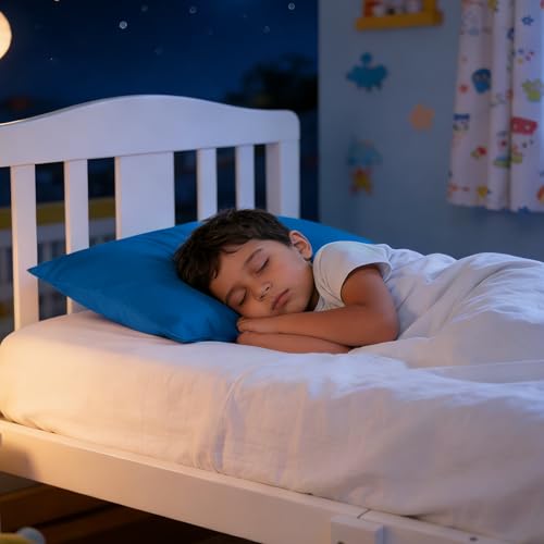 Toddler Pillows with Pillowcases Set (Green (Microfiber) / 13x18 Inch (Pack of 2))