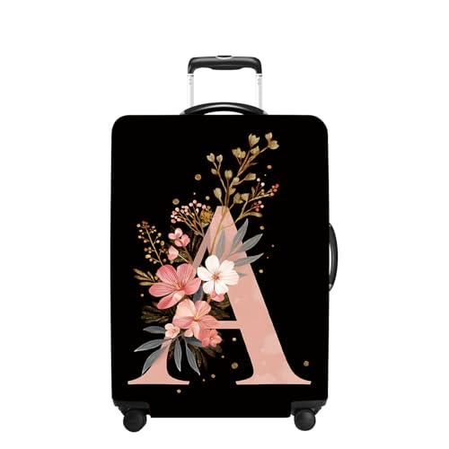 Letter A Luggage Cover Washable Suitcase Protector Anti (Letter A / L(28-30inch suitcase))