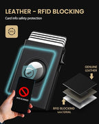 AirTag Wallet for Men (Deep Black)