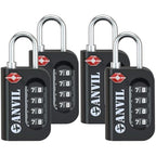 TSA Approved Luggage Lock (BLACK 4 PACK)