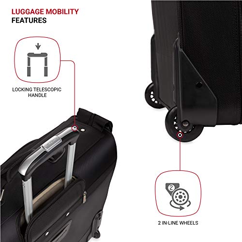 7895 Premium Rolling Garment Bag (24 inch Rolling / Black)