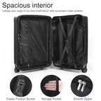Black Luggage Set 3 Piece