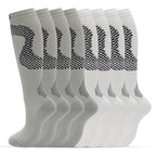 8 Pairs Compression Socks for Men & Women 20 (Small-Medium / 27-8 Pairs-04)