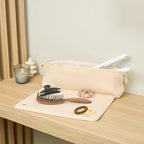 Hair Tools Travel Bag and Heat Resistant Mat 17" (Ivory)