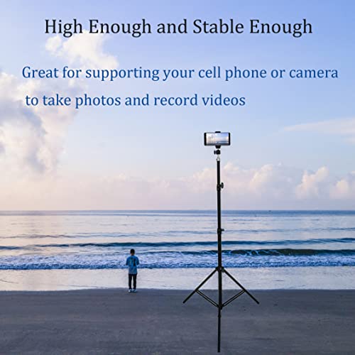 Up to 82.6 Inch Tall Tripod for Cell Phone and Lightweight Camera