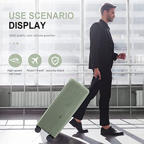 Travel Luggage Cover (Cyan / 30-31 inch)