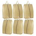 6pcs Portable Shoe Organizer (Khaki)