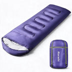 Warm Sleeping Bag for Adults & Kids (Purple/Wide(40''x87''))
