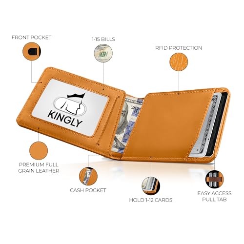 Cash Pocket Slim Wallet for Men (Brandy)