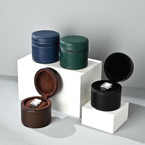Single Watch Travel Case Green (Green)
