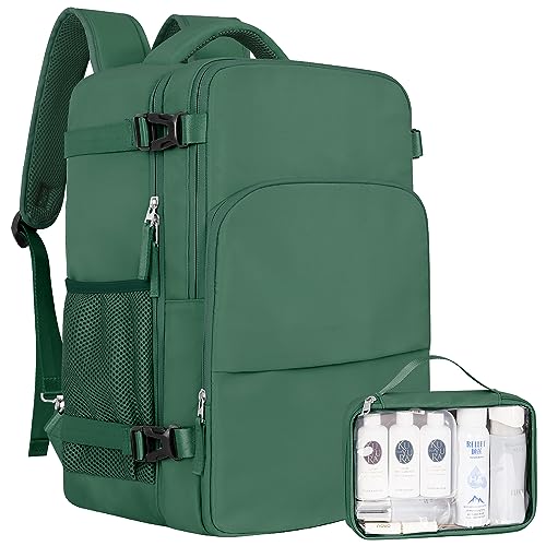 Travel laptop Backpack for Women (Green / Large)