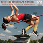 Men 6 Pack Athletic Compression Crew Socks for Running Gym Sports (7-8 / Gray Heather 8426)