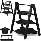 3 Tier Graduation Cap Serving Trays Wooden Platters 13'' 11'' 9'' Plate Board Reusable Plate Congrats Grad Party Serving for Graduate Party Sharing Snacks (Graduation Cap)