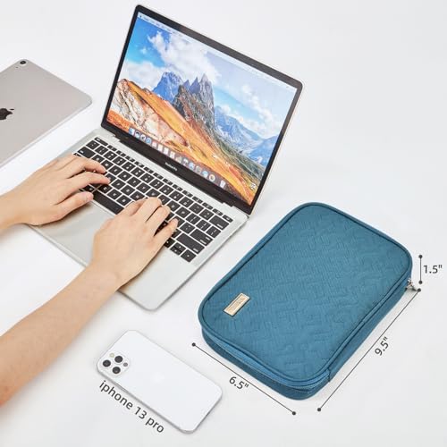Travel Cord Organizer (Single Layer / Lake-Blue)