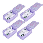 Travel Shoe Bags (Purple / 4 Packs)