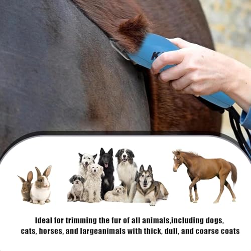 2PCS 5FW Wide Blades for Dog Grooming Compatible with Andis Clippers (Black/5FW / Black)