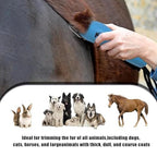 2PCS 5FW Wide Blades for Dog Grooming Compatible with Andis Clippers (Black/5FW / Black)