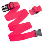Luggage Straps Travel Belt Multiple Suitcases Connector (2Pcs Rose / 45 In Connect)